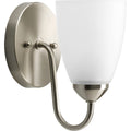 Progress Lighting Silvertone Gather Collection 1 Light Brushed Nickel Bath Light