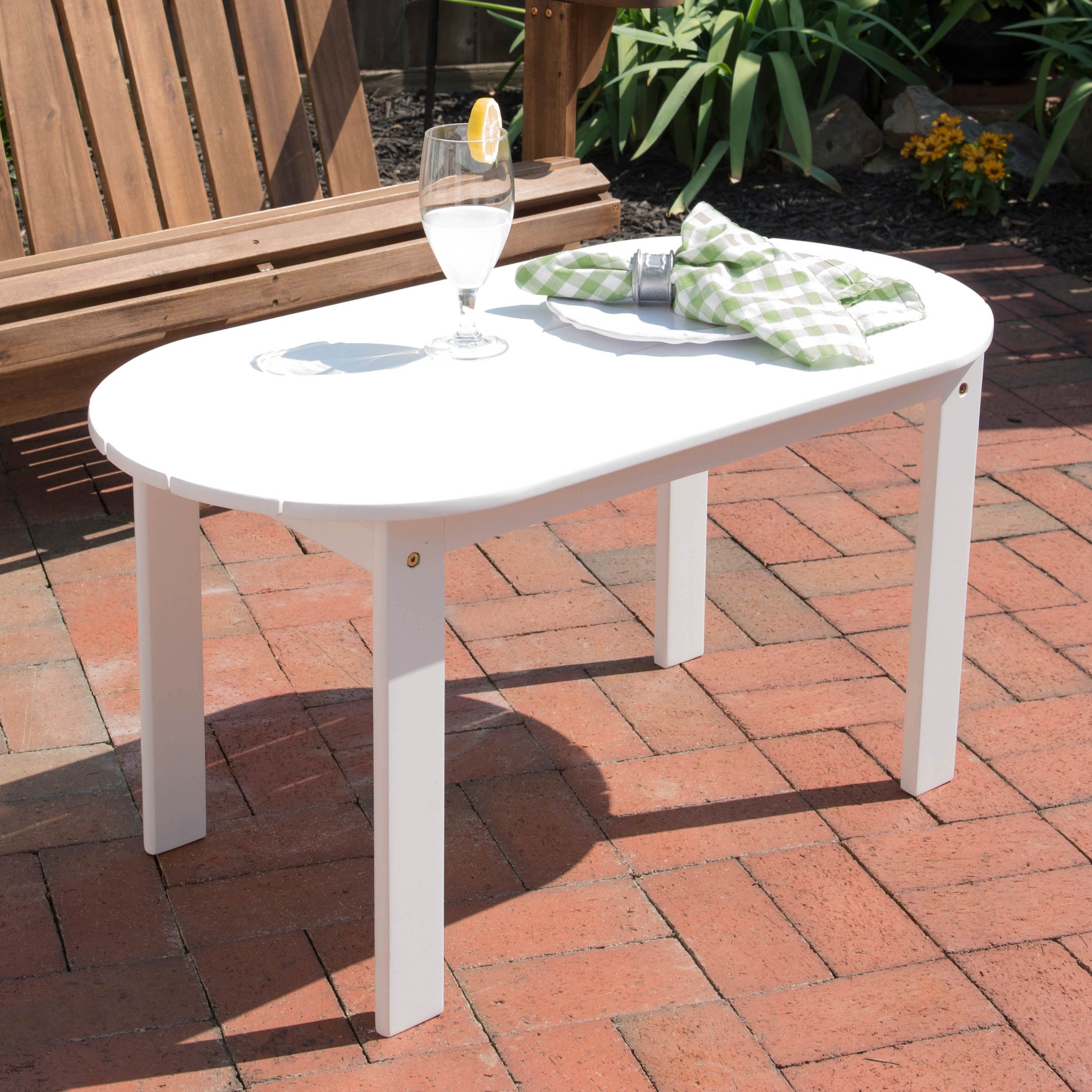 Linon Gavil Adirondack White Coffee Table