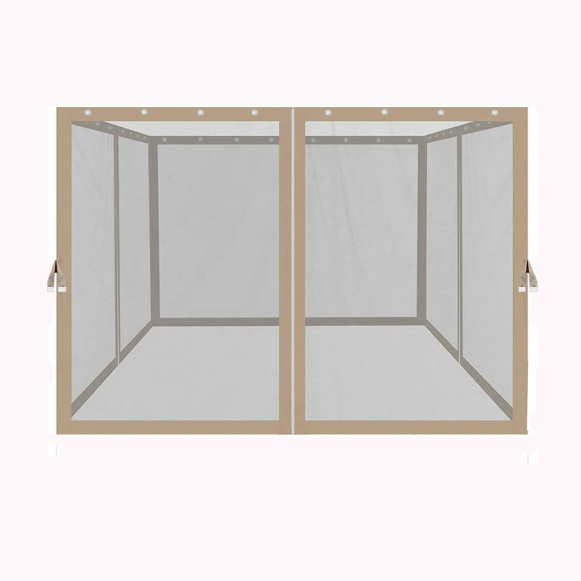 Gazebo Replacement Mosquito Netting With Zippers