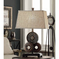 Gears Antique Metal 29 Inch Table Lamp