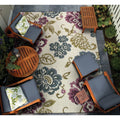 Gelato Lazio Ivory Multi Indoor Outdoor Area Rug 53 X 76