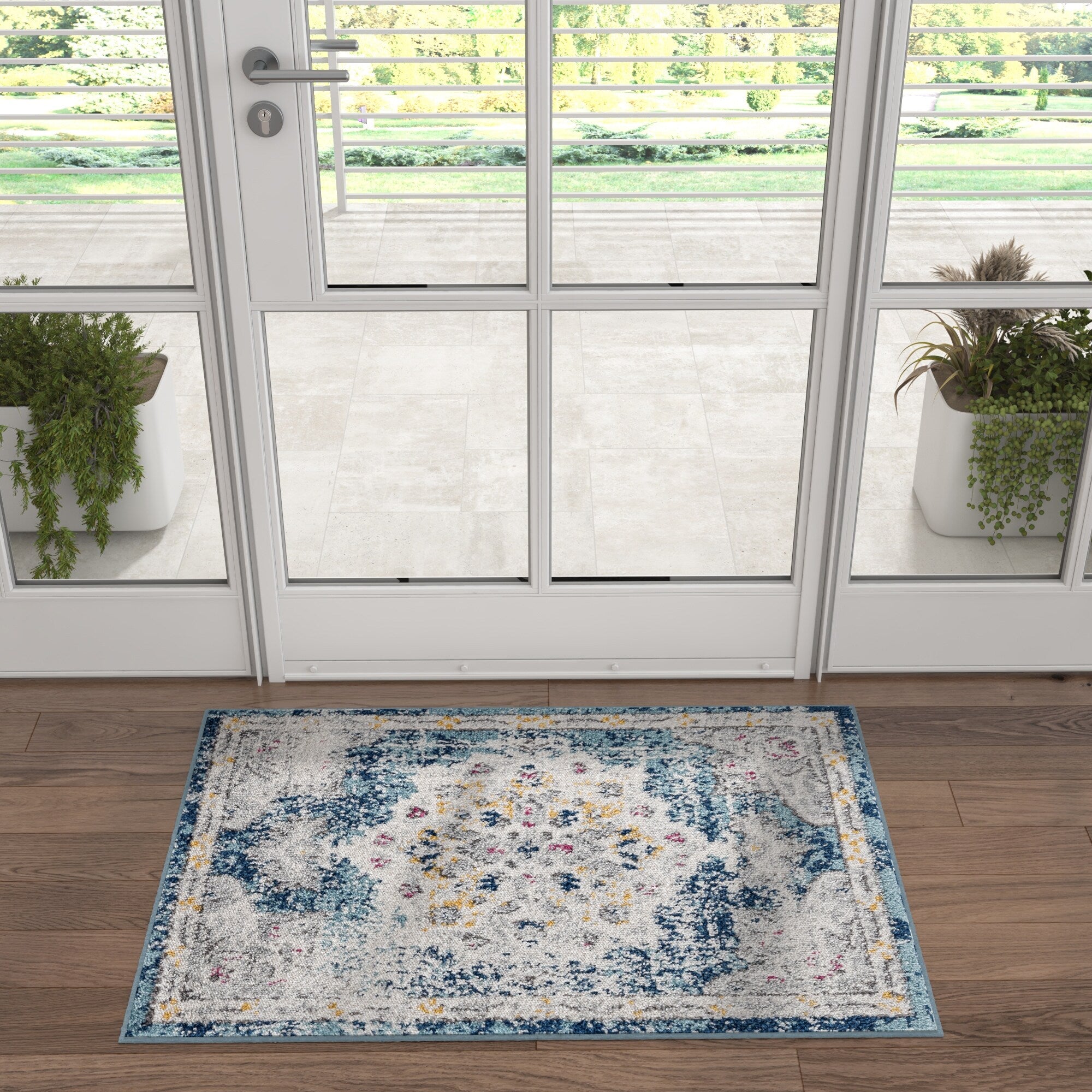 Alise Rugs Gematria Traditional Medallion Area Rug