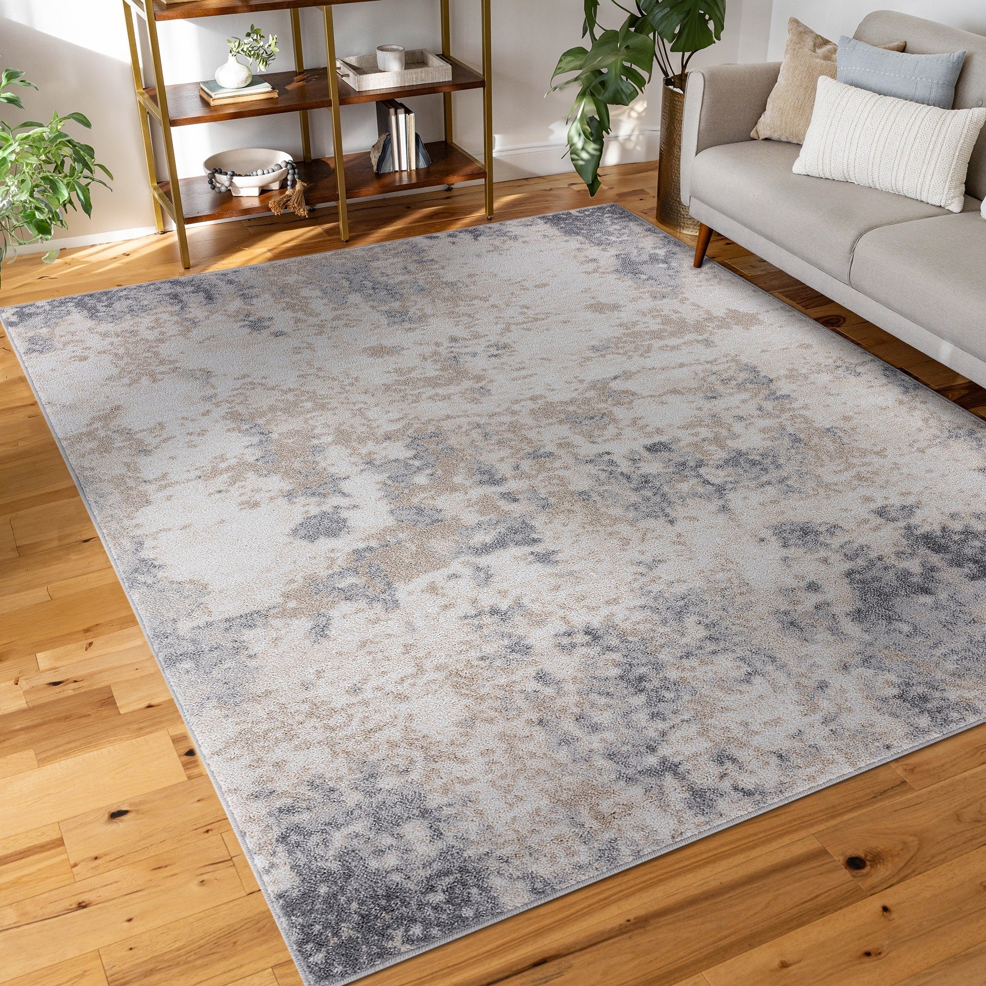 Alise Rugs Gematria Contemporary Abstract Area Rug