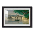 Geneva View Of C 1834 1835 Jean Baptiste Camille Corot Custom Framed Print