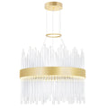 Genevieve Led Chandelier With Antique Brass Finish Antique Brass