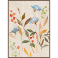 Gentle Blossoms In Soft Hues By Hannah Dawson Framed Canvas Wall Art Print