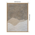 Gentle Waves By Denise Quah Framed Canvas Wall Art