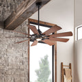 Gentry 65 Inch Led Ceiling Fan 3 Finish Options