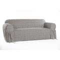 Geo Print Cotton 1 Piece Sofa Slipcover