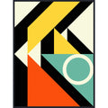 Geometric Abstraction I By Petr Strnad Framed Canvas Wall Art Print