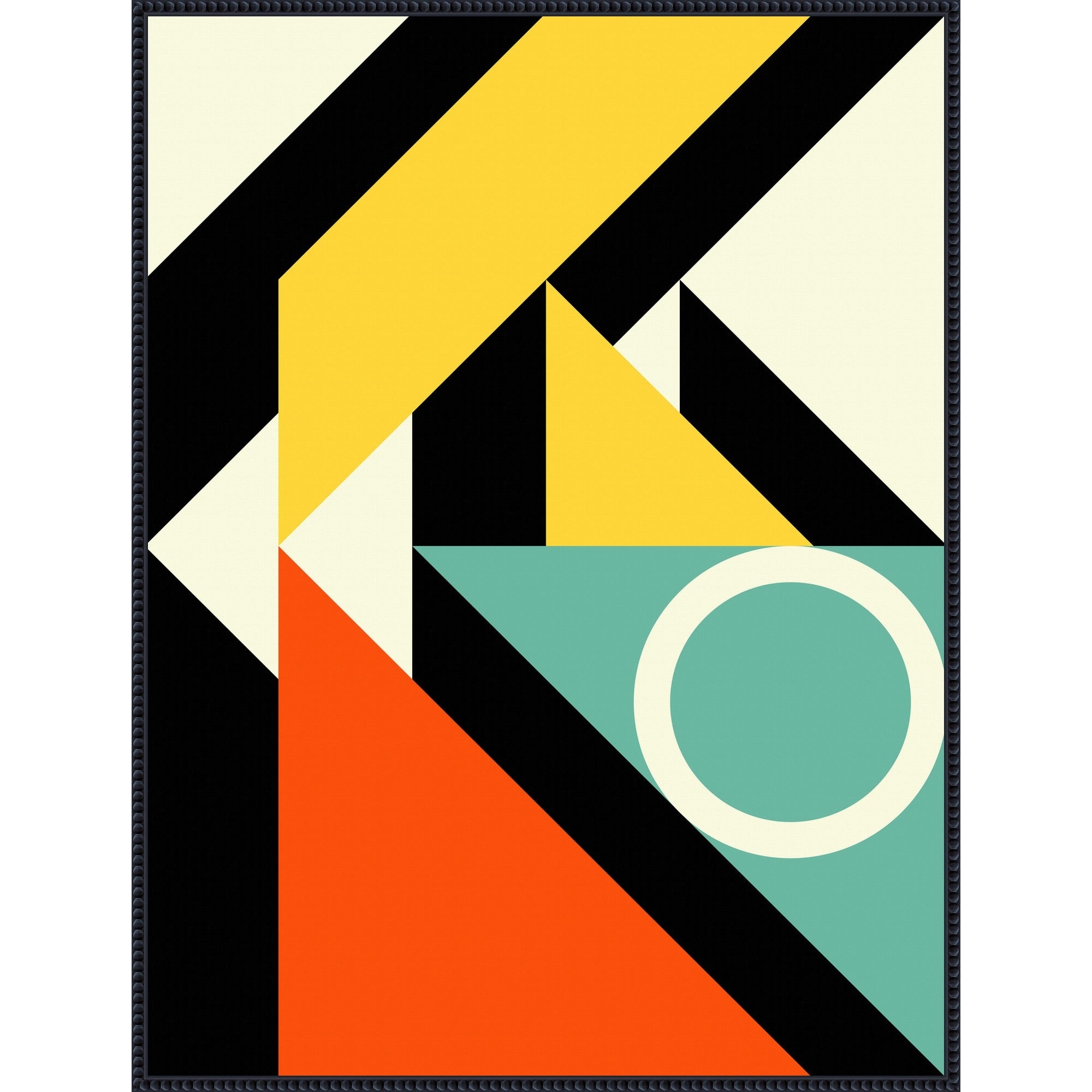 Geometric Abstraction I By Petr Strnad Framed Canvas Wall Art Print