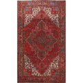 Geometric Heriz Persian Area Rug Wool Handmade Living Room Carpet. 78 X 108