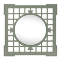 Geometric Lattice Frame Wall Mirror 23.5 Sq