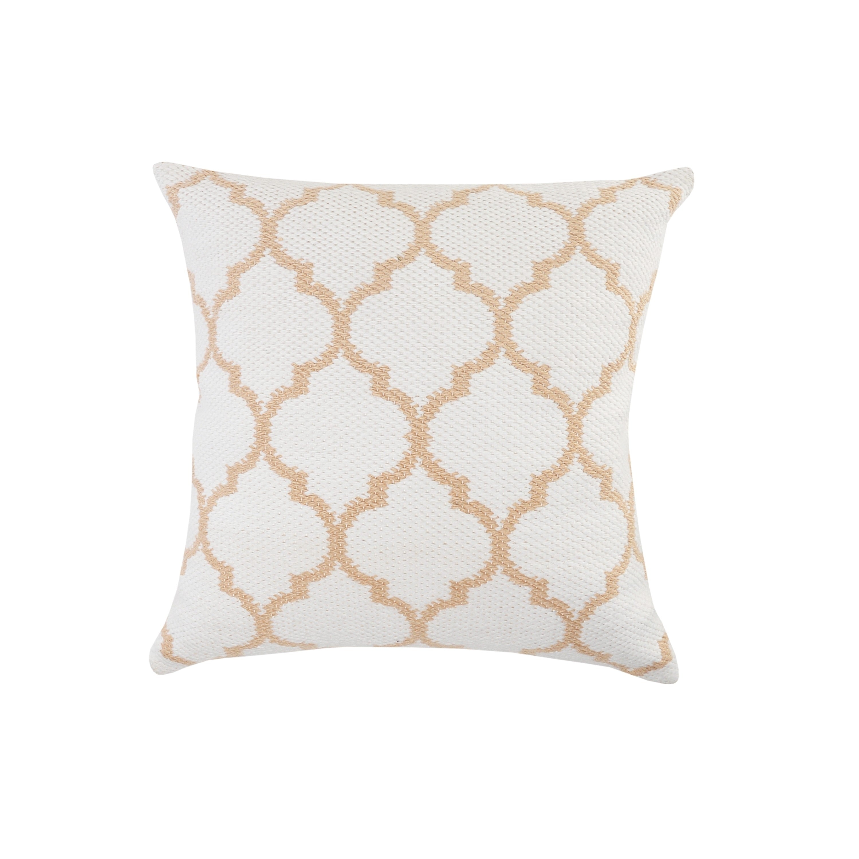 Geometric Lattice Indoor Outdoor Throw Pillow
