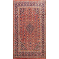 Geometric Mahal Persian Area Rug Wool Handmade Living Room Carpet 66 X 103