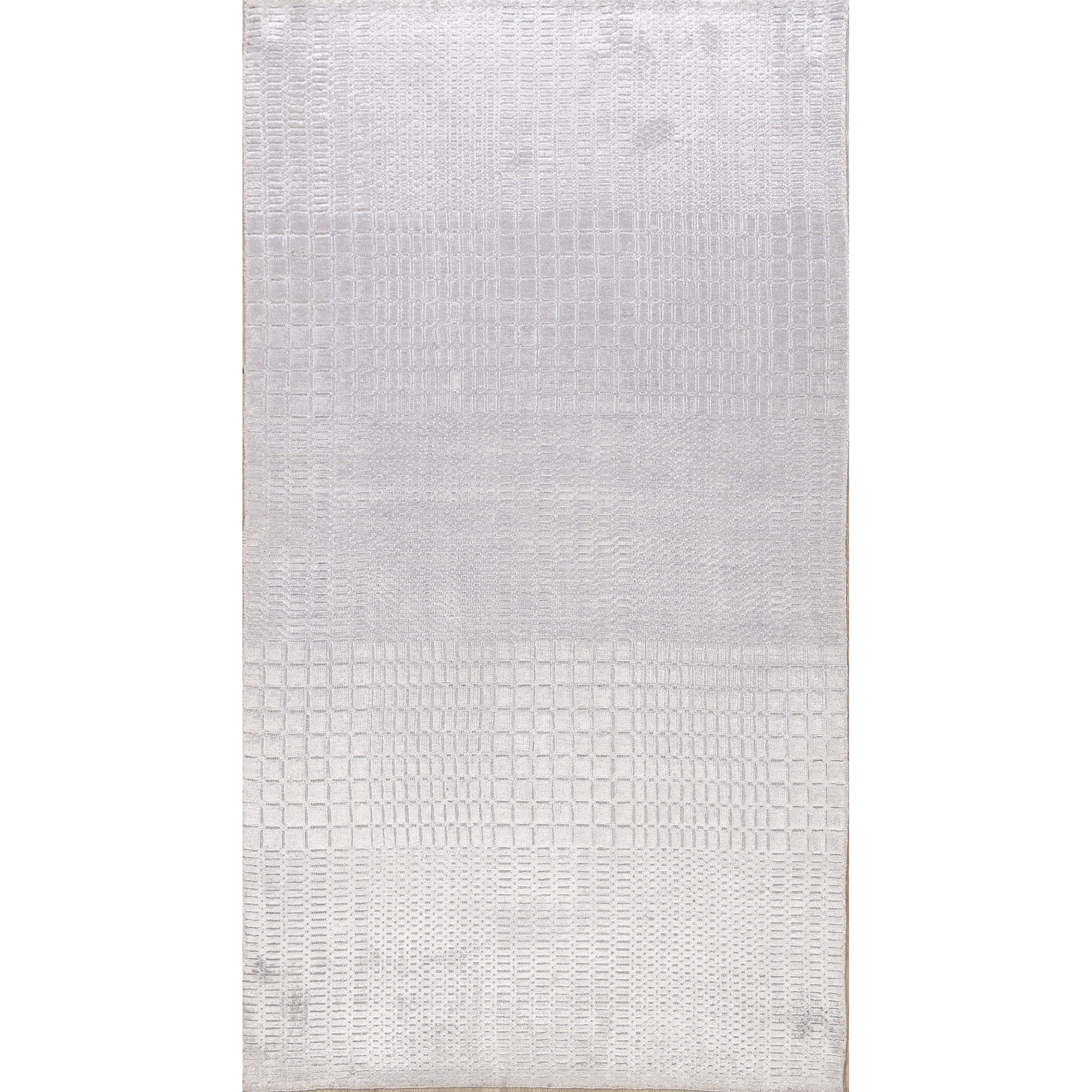 Geometric Modern Moroccan Oriental Area Rug Wool Hand Knotted Carpet 47 X 75