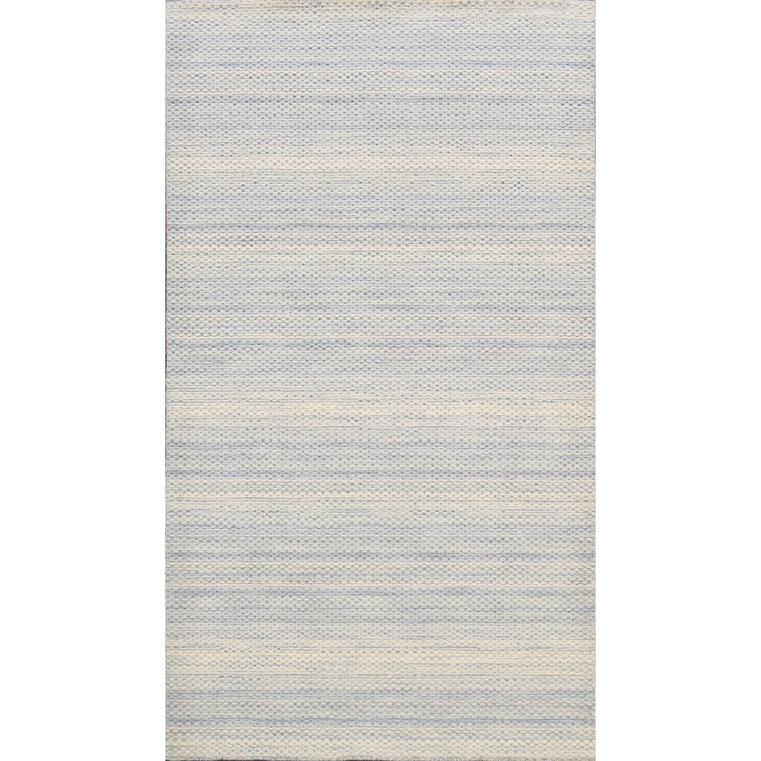 Geometric Modern Moroccan Oriental Foyer Area Rug Wool Hand Knotted 53 X 78