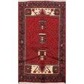 Geometric Tribal Hamedan Persian Area Rug Wool Handmade Foyer Carpet. 32 X 410
