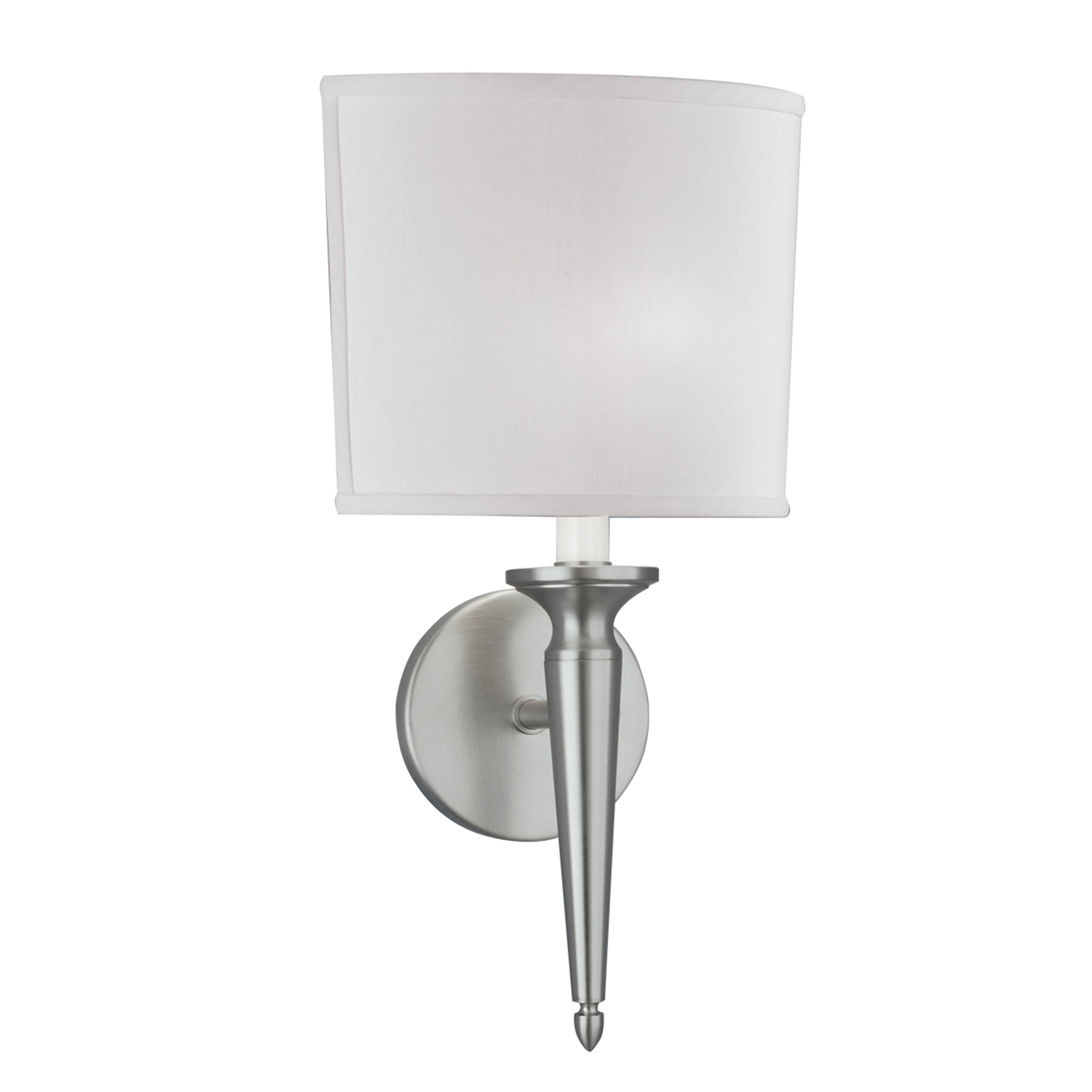 Georgetown 14.5 High 1 Light Sconce Brushed Nickel 14.5 Inch Tall