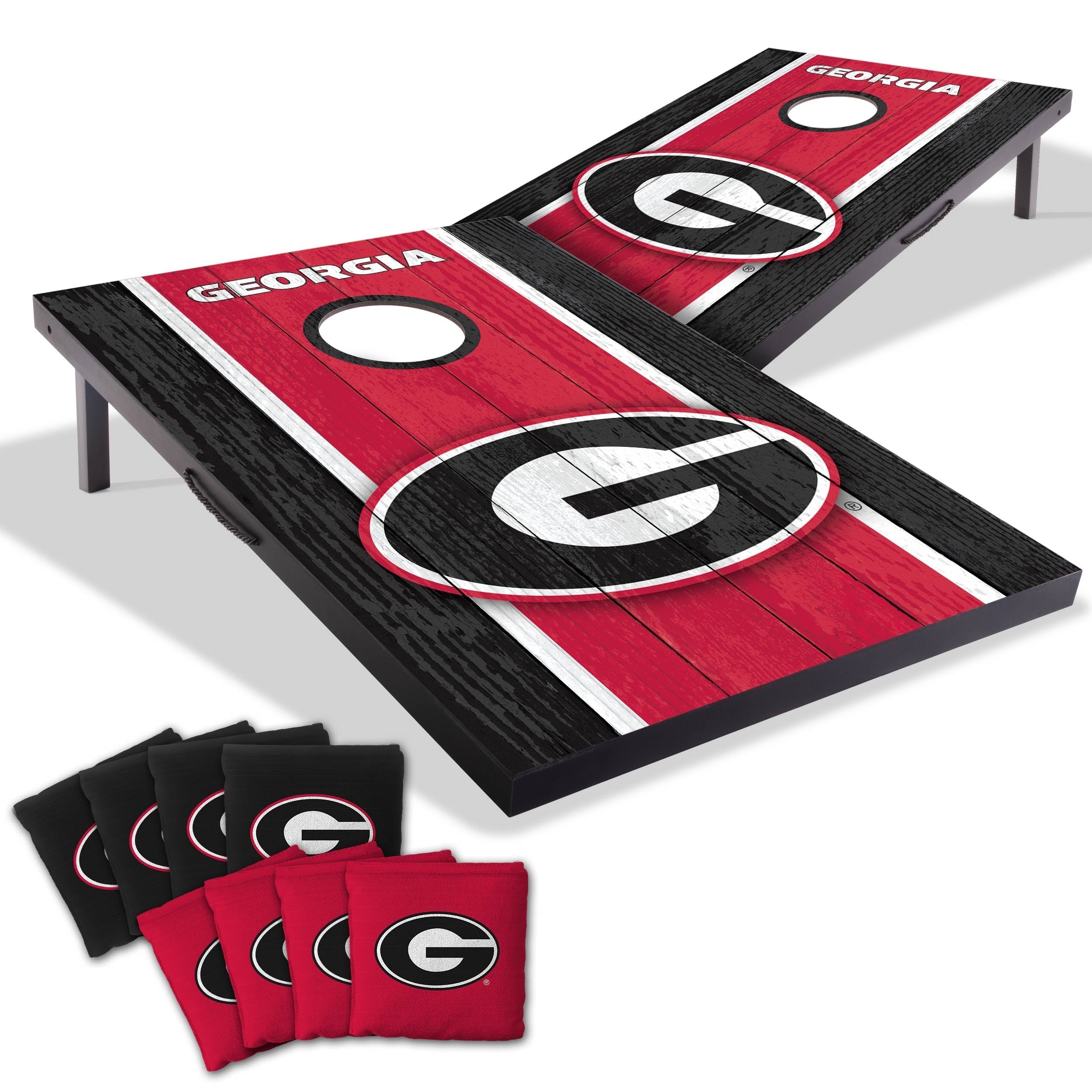 Georgia Bulldogs Ncaa Compact 2X3 Tailgate Cornhole Board Set