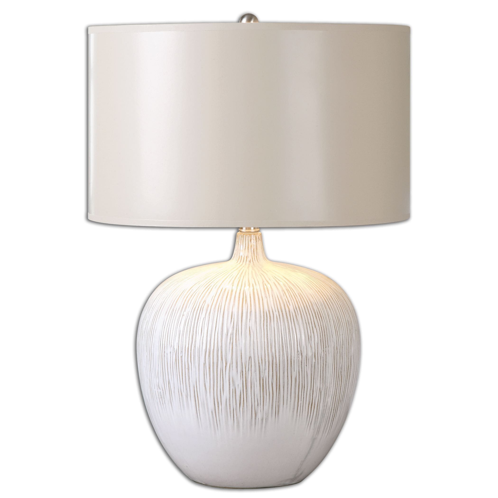 Uttermost Georgios 1 Light Ivory Table Lamp
