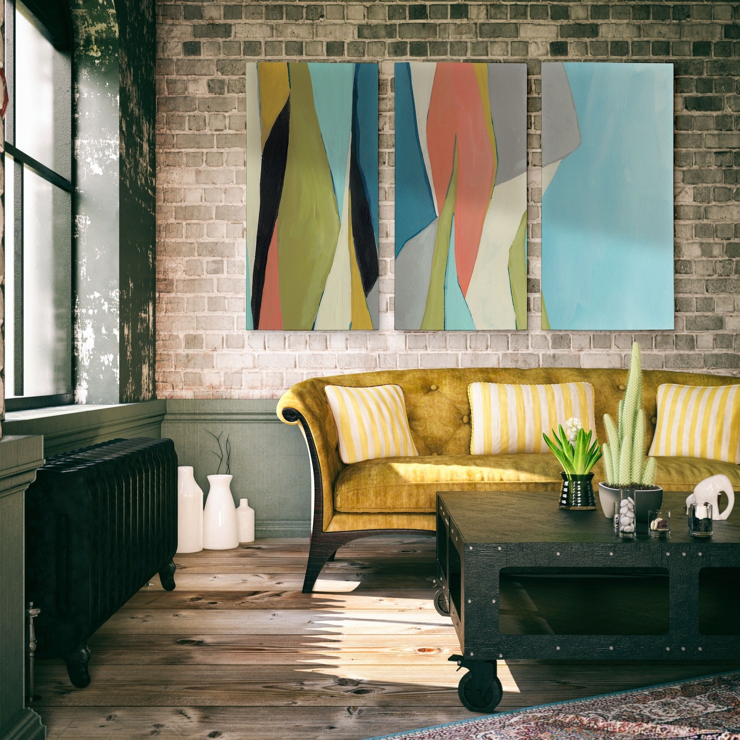 Geoscape I A Premium Multi Piece Art Available In 3 Sizes