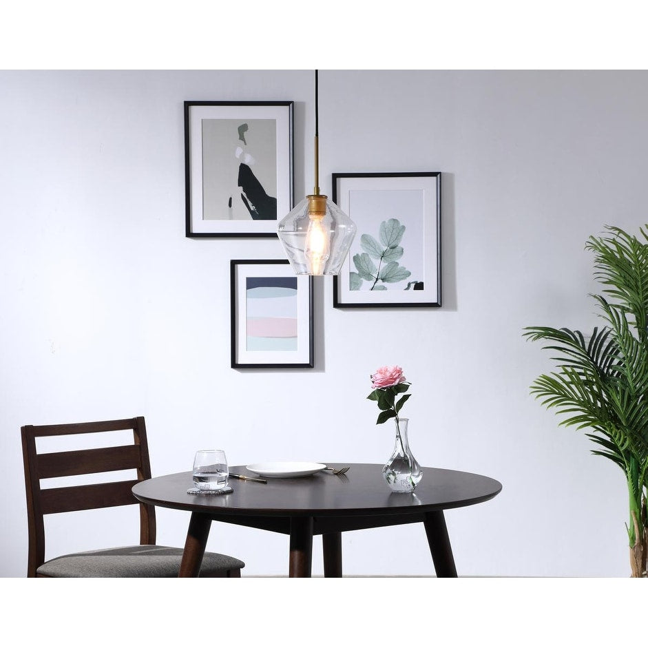 Gerald 1 Light Glass Pendant