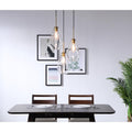 Gerald 3 Light Elongated Glass Pendant