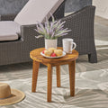 Gertrude Outdoor 16 Acacia Wood Side Table By Chirstopher Knight Home
