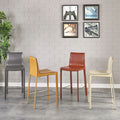 Gervin Recycled Leather Counter Stool Set Of 2