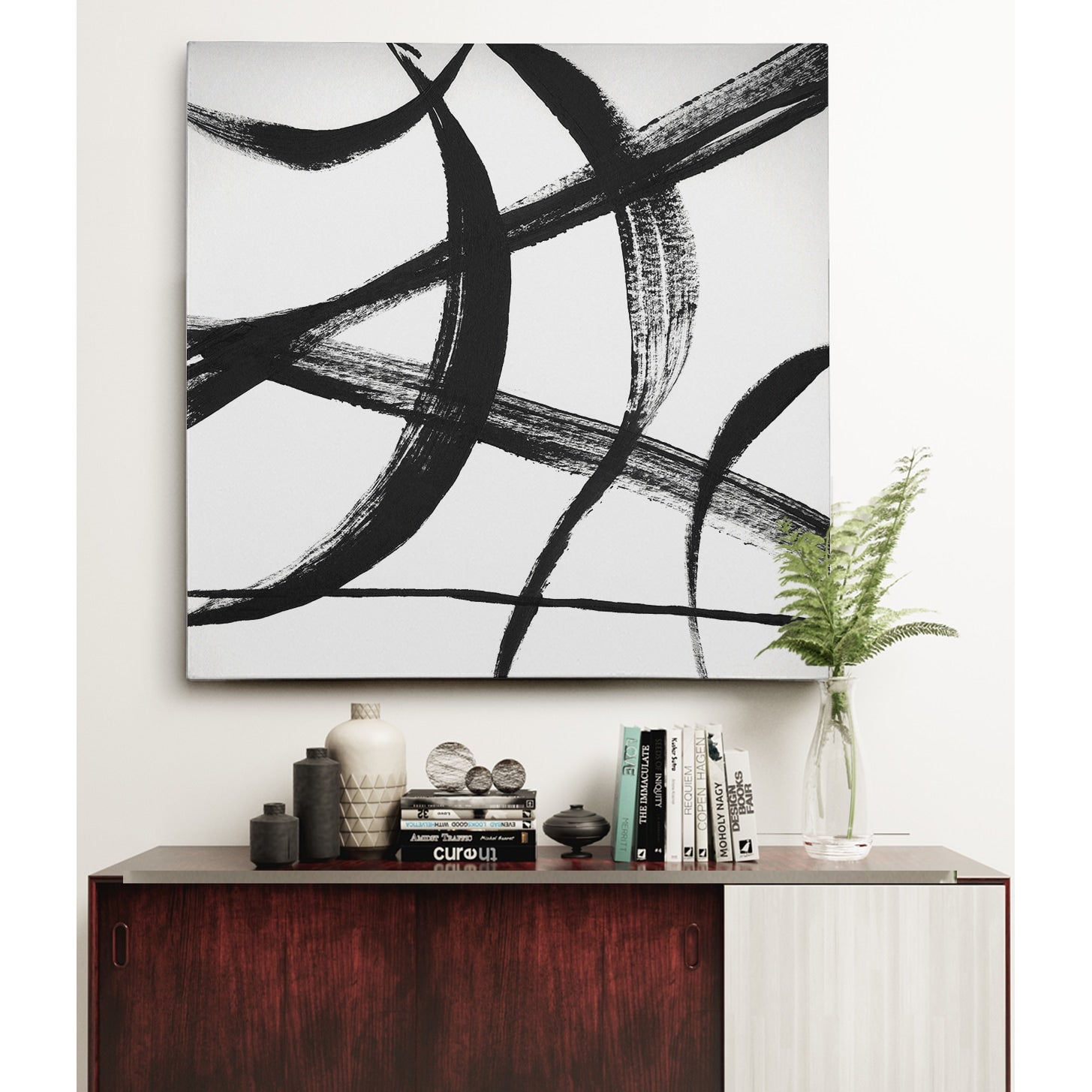 Gestural Marks I Canvas Wall Art