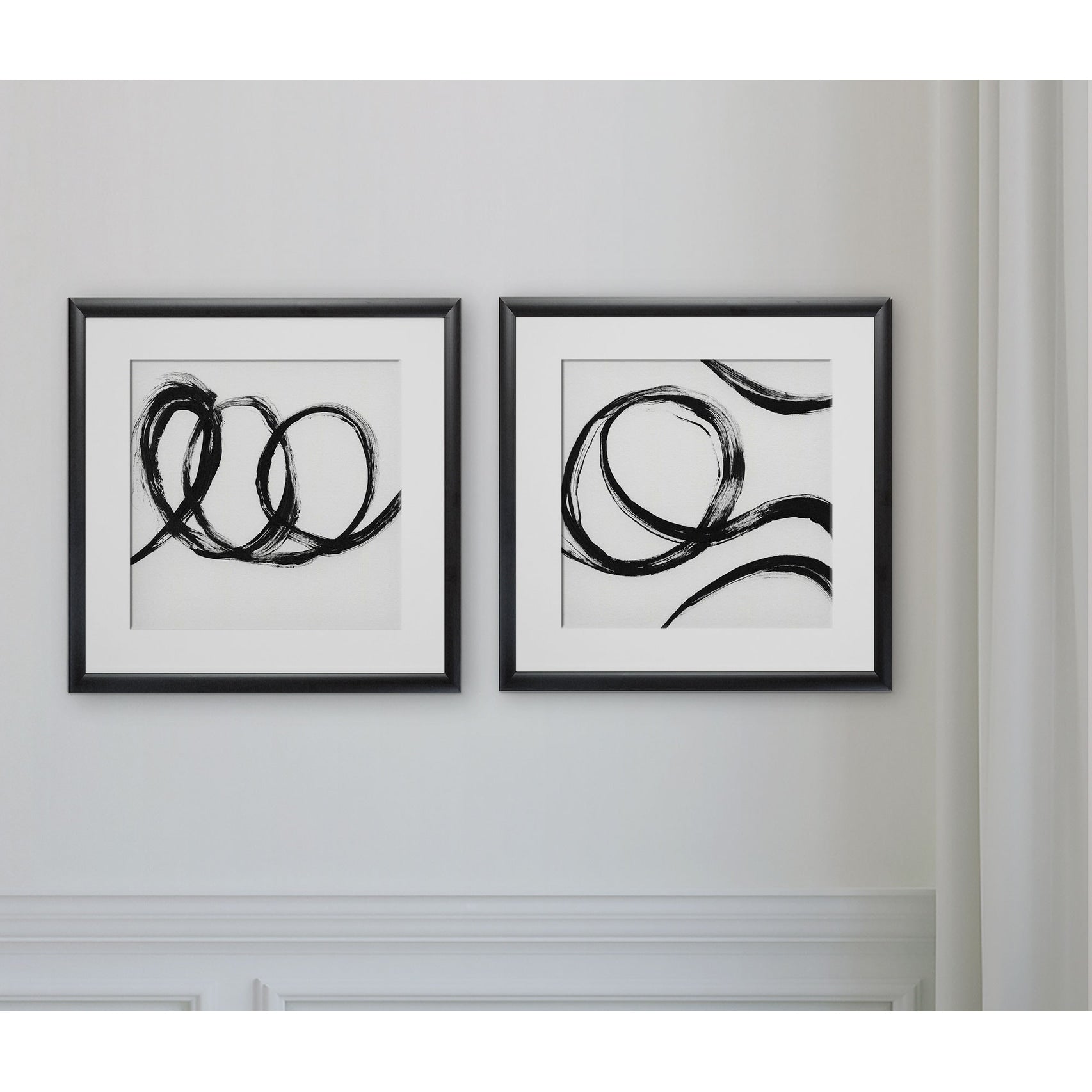 Gestural Marks Iii 2 Piece Set