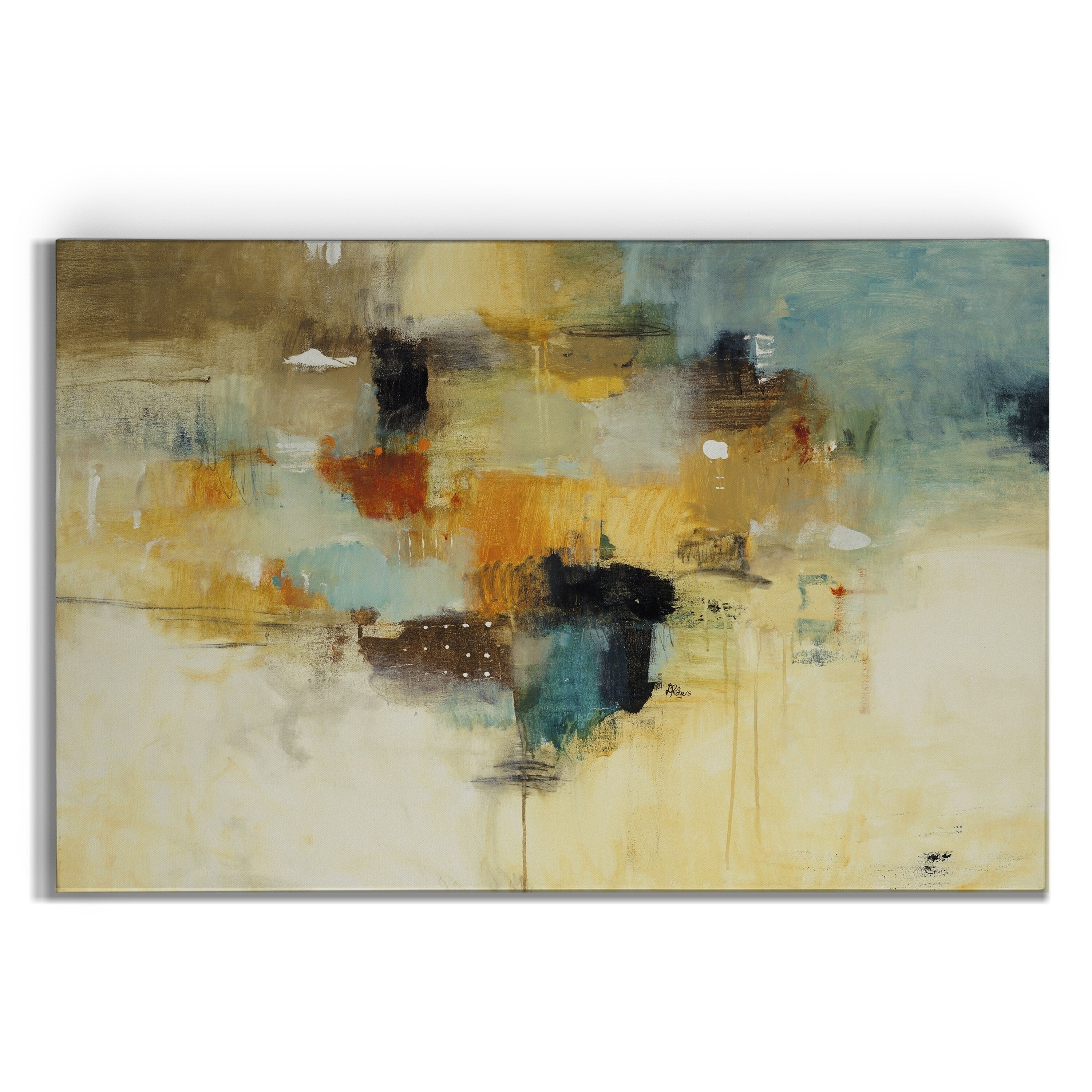 Get Aquainted Ii Gallery Wrapped Canvas