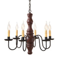 Gettysburg Chandelier In Plantation Red 19 X 21 X 21 Inches