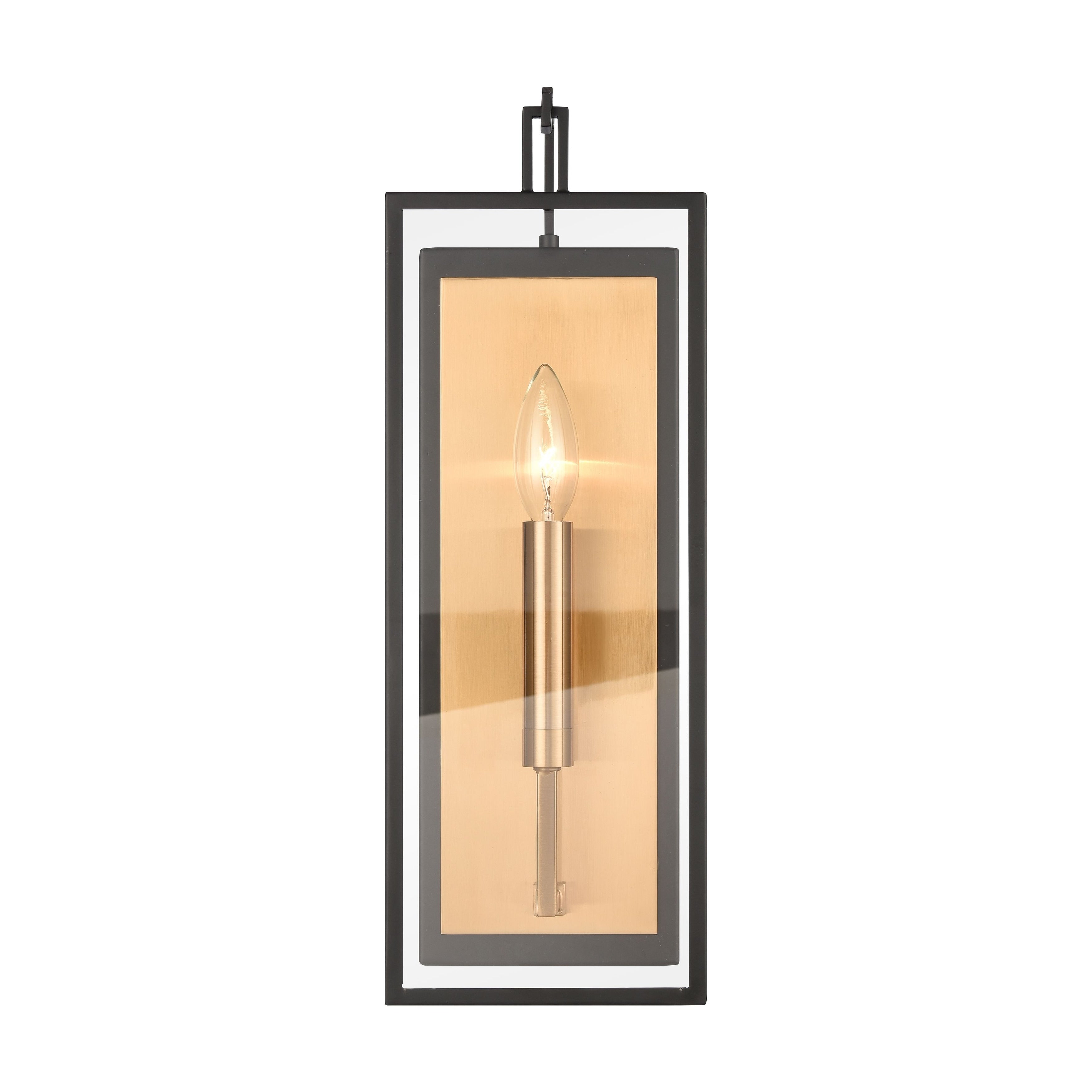 Gianni 17 High 1 Light Sconce Matte Black