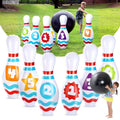 Giant Inflatable Bowling Set Multicolor