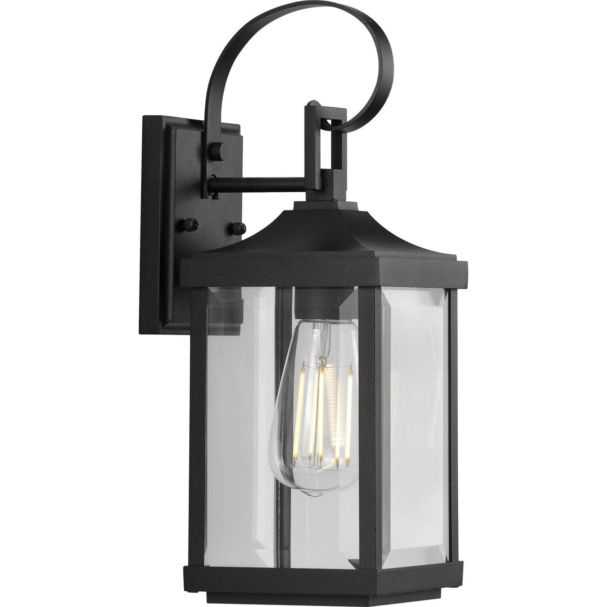 Gibbes Street Black One Light Small Wall Lantern 15.35 X 9.84 X 8.86