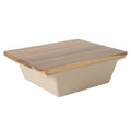 Gibson Elite 2 Quart Or 2.75 Quart Stoneware Baking Dish With Acacia Wood Lid Taupe Rectangular Oven Safe Baker