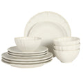 Gibson Elite Vista Rossio Made In Portugal 12 Piece Dinnerware Set For 4 Ceramic Plates Bowls