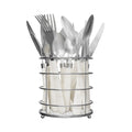 Gibson Sensations Red 16 Piece Flatware Set