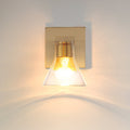 Gilford 5 Inch 1 Light Champagne Gold Vanity Light With Clear Glass Shade