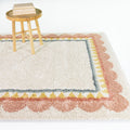 Ginette Scallop Border Area Rug