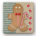 Gingerbread Man Gallery Wrapped Canvas