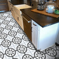 Girona 10 X 10 Ceramic Floor Wall Tile In Black Grey