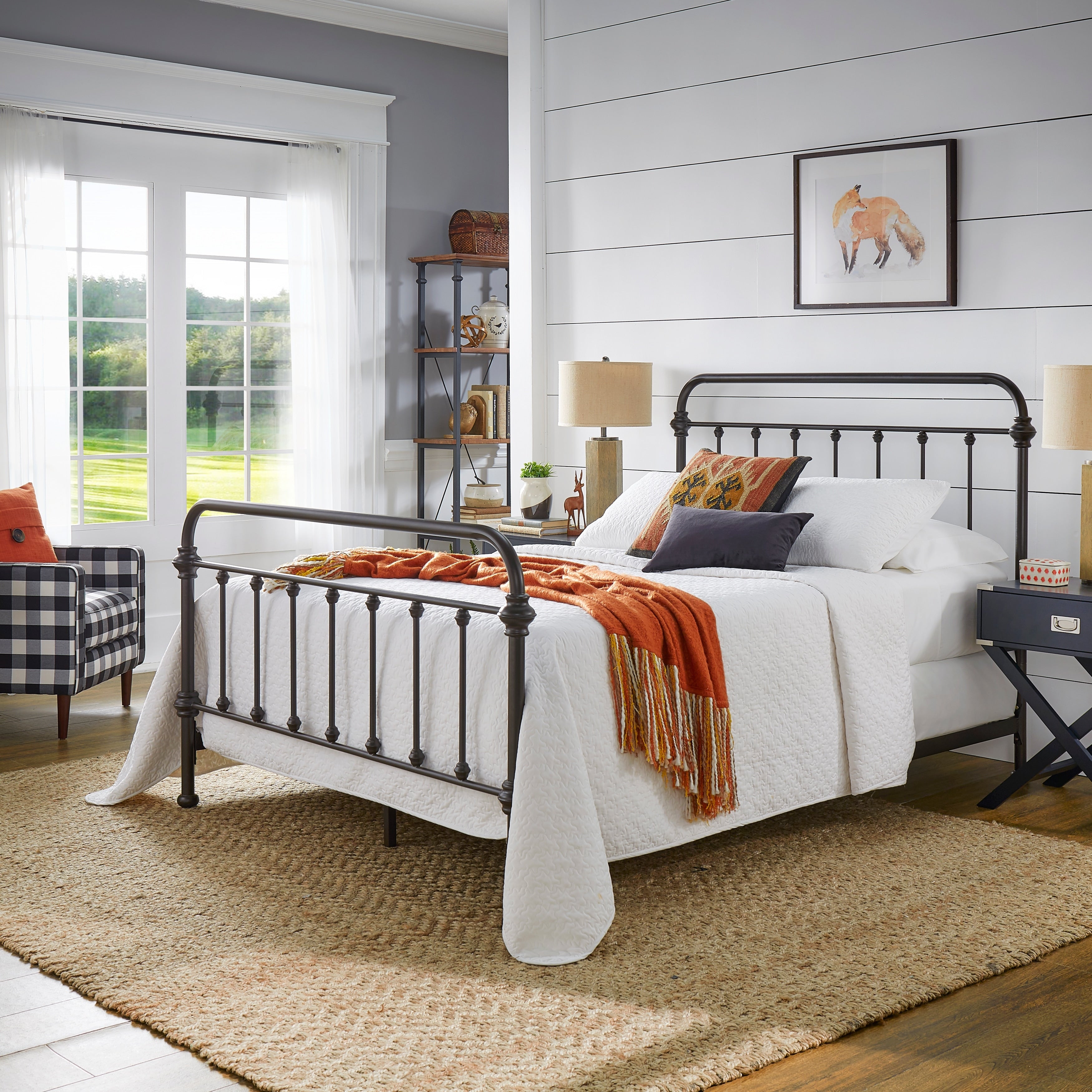 Giselle Antique Graceful Dark Bronze Victorian Iron Bed By Inspire Q Classic
