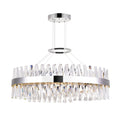 Led Chandelier With Chrome Finish