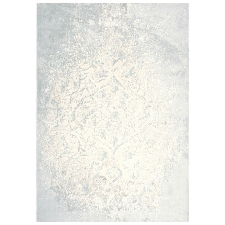 Rizzy Home Chelsea Vine Scroll Teal Blue Runner Rug 27 X 96 27 X 910