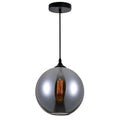 Carson Carrington Baktsjaur 1 Light Mini Pendant With Transparent Smoke Shade