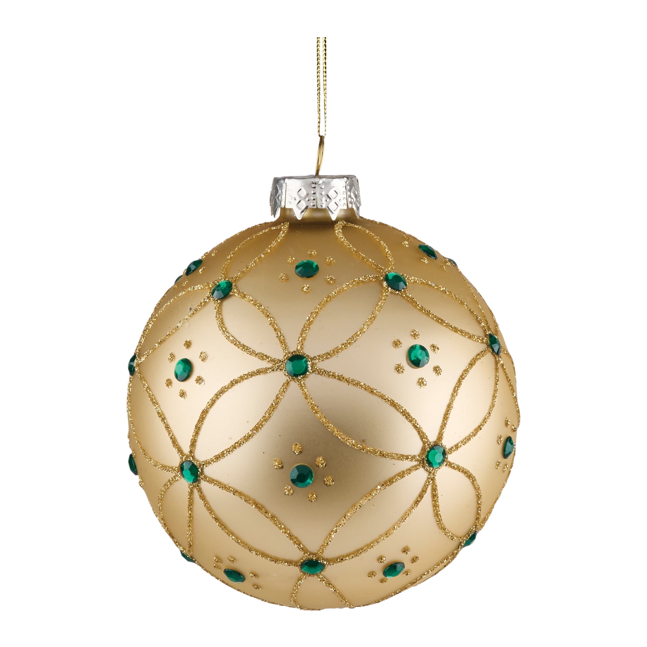 Glass Ball Ornament Set Set Of 4