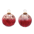 Glass Ball Ornament Set Of 2 4